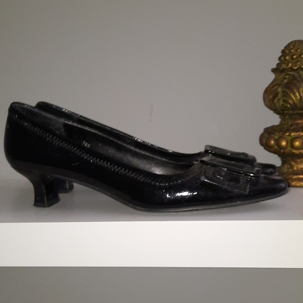 Vintage Black Patton Pumps